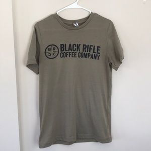 Men’s khaki Black Rifle Co. T-Shirt (M)